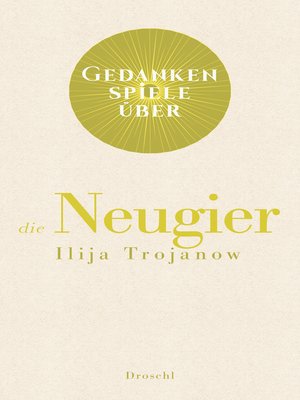 cover image of Gedankenspiele über die Neugier